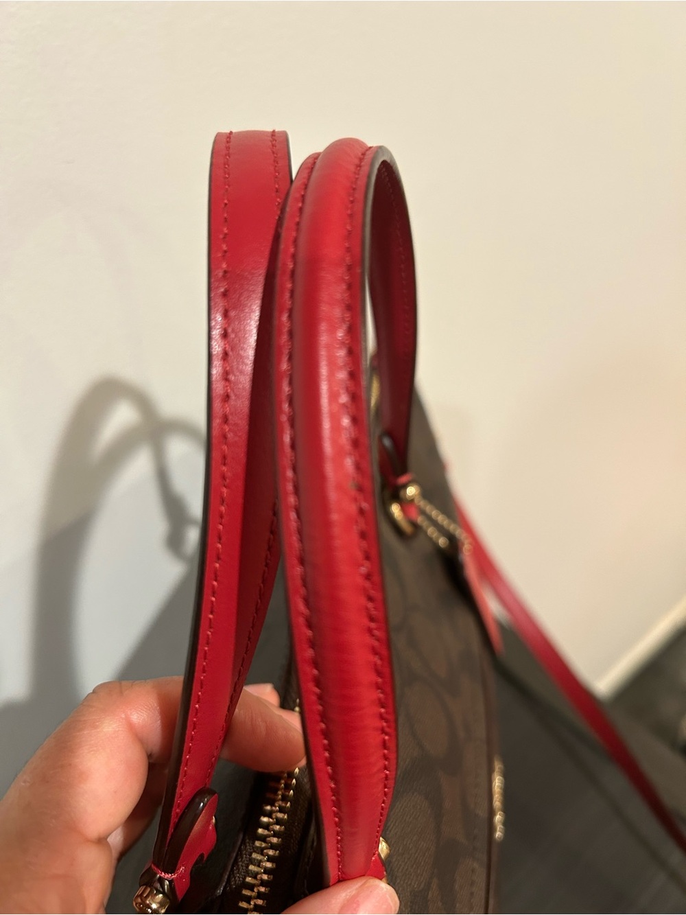 Coach Prairie Satchel in Signature Canvas (Style#F79998) EUC - Picture 6 of 11